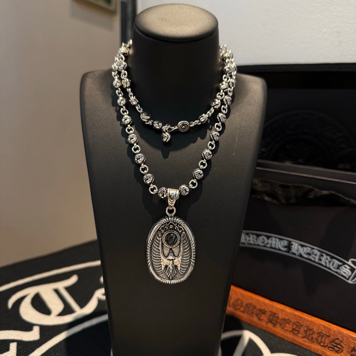 LuxluxHouse Best Quality Accessories Necklace Chrome Hearts