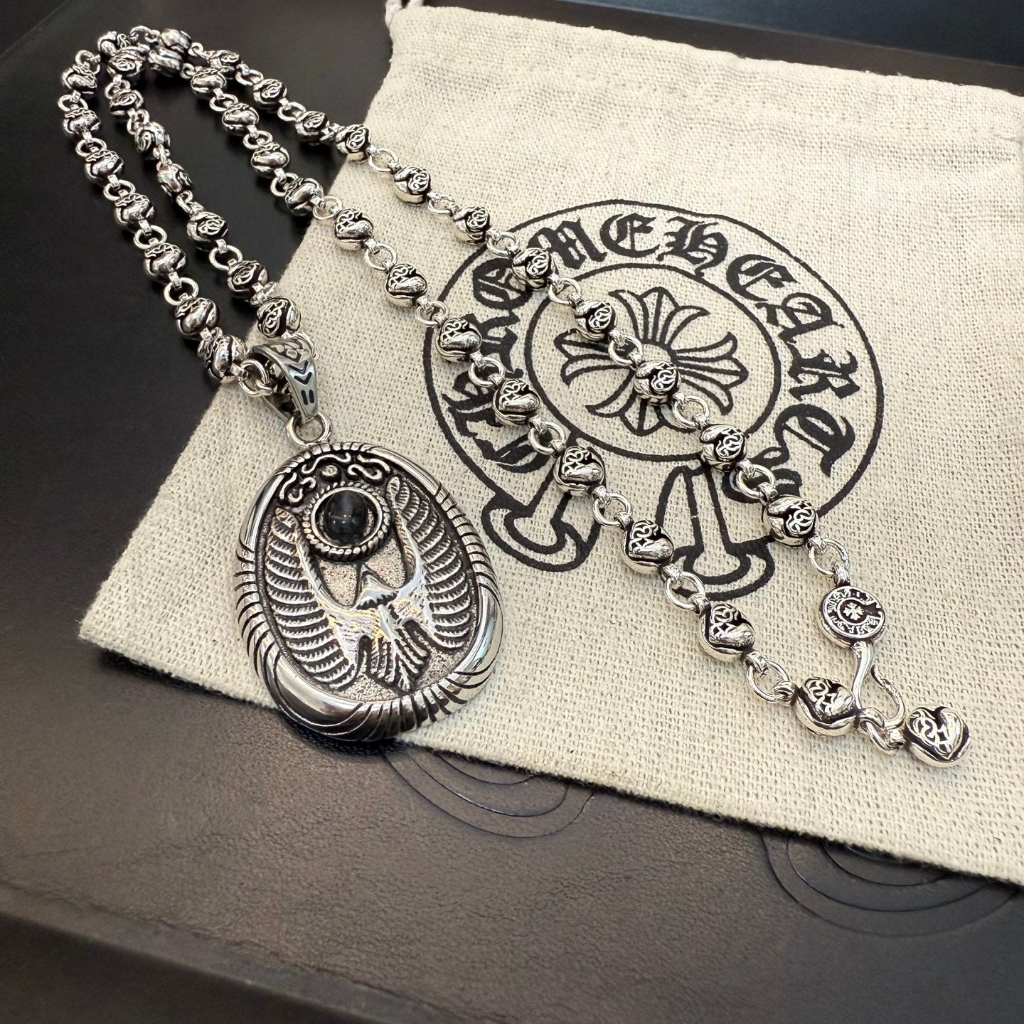 LuxluxHouse Best Quality Accessories Necklace Chrome Hearts