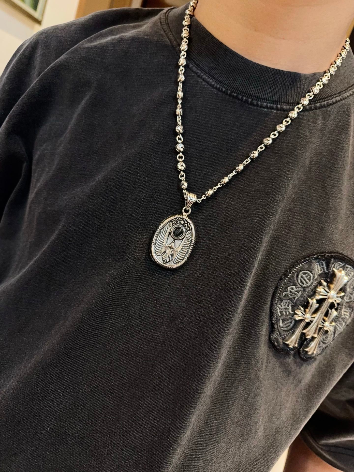 LuxluxHouse Best Quality Accessories Necklace Chrome Hearts