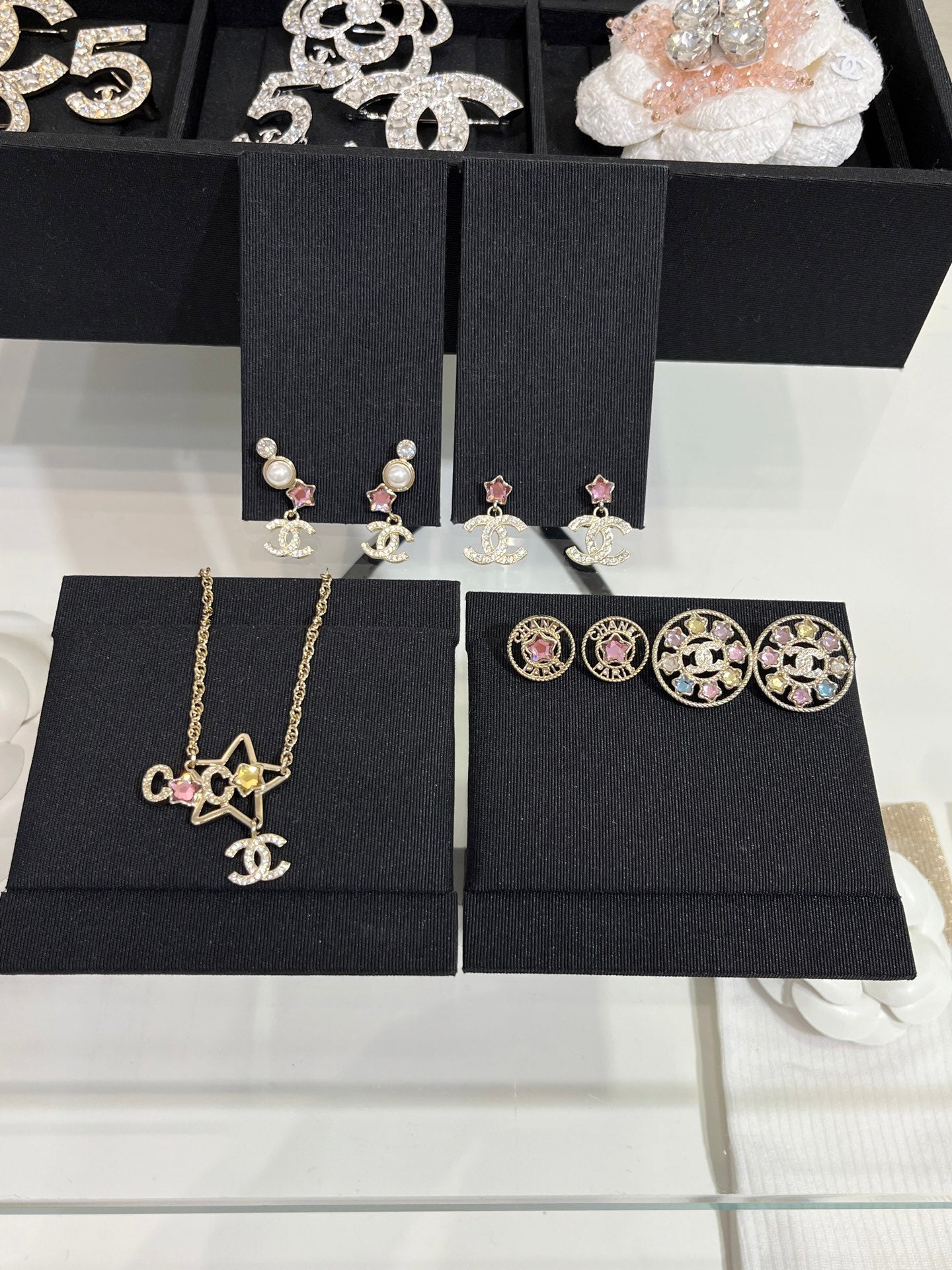 LuxluxHouse Best Quality Accessories Necklace Chanel Earrings