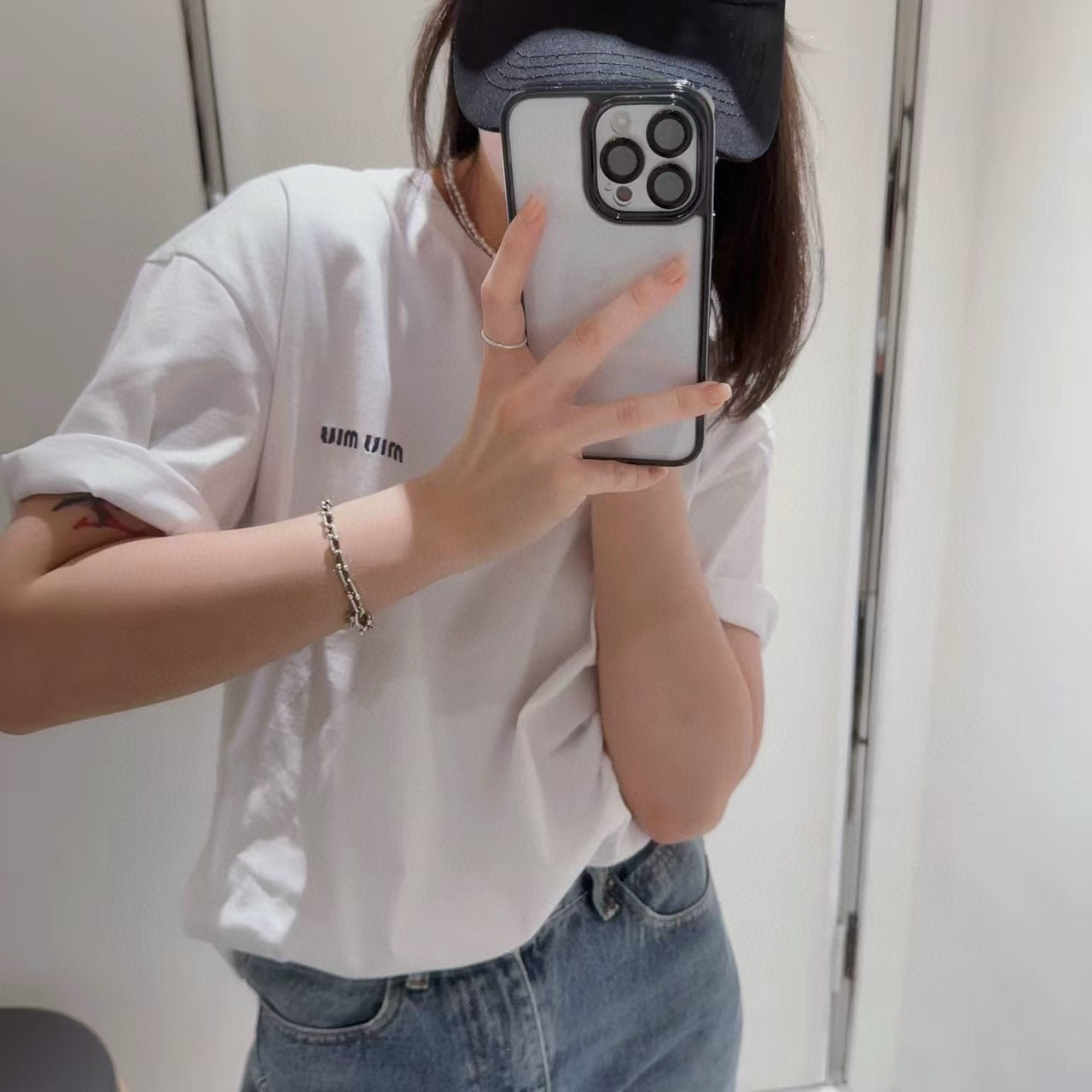 LuxluxHouse Best Quality Clothes Miu Miu T-shirt