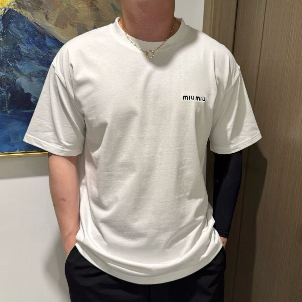 LuxluxHouse Best Quality Clothes Miu Miu T-shirt