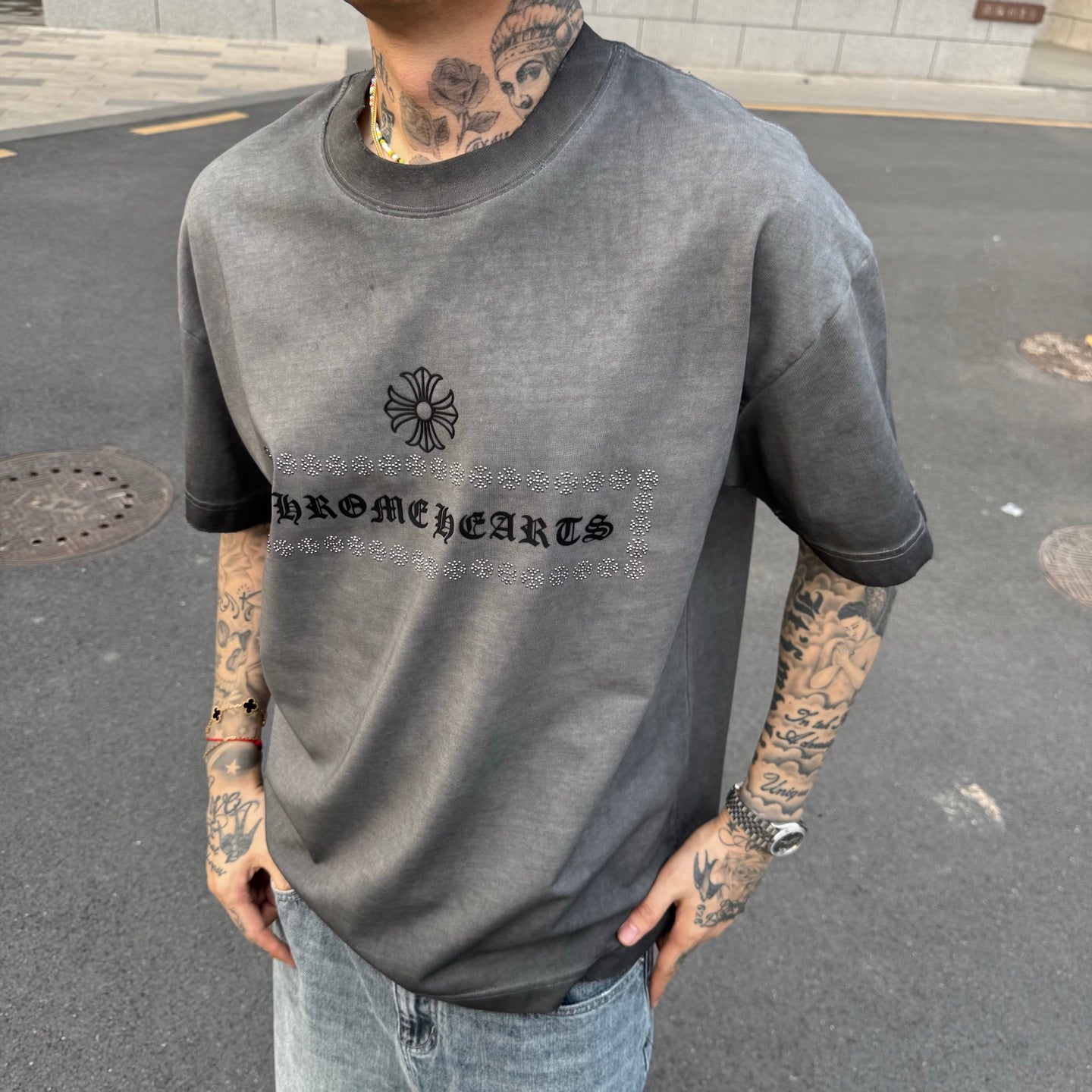 LuxluxHouse Best Quality Clothes Chrome Hearts T-shirt