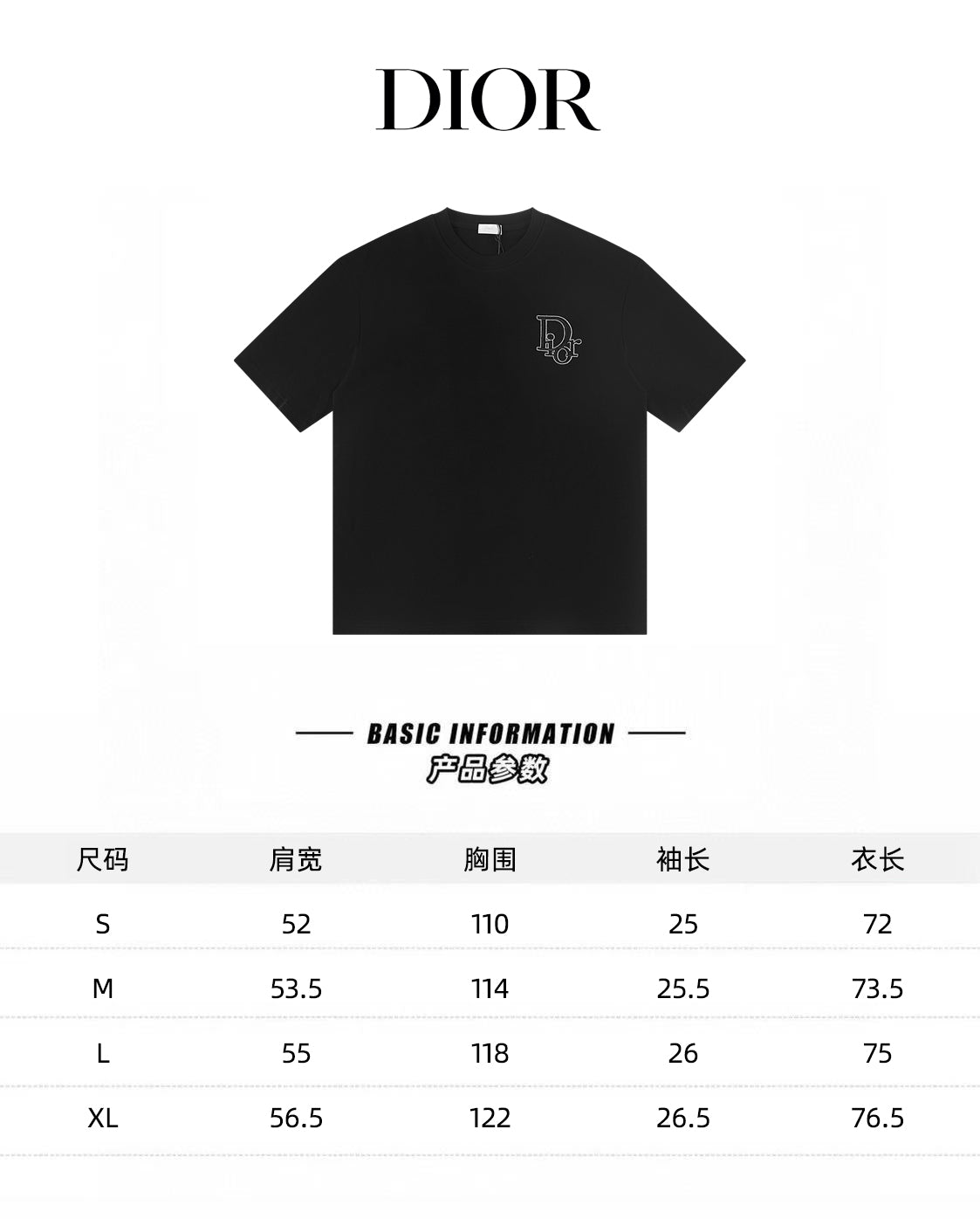 LuxluxHouse Best Quality Clothes T-shirt Dior