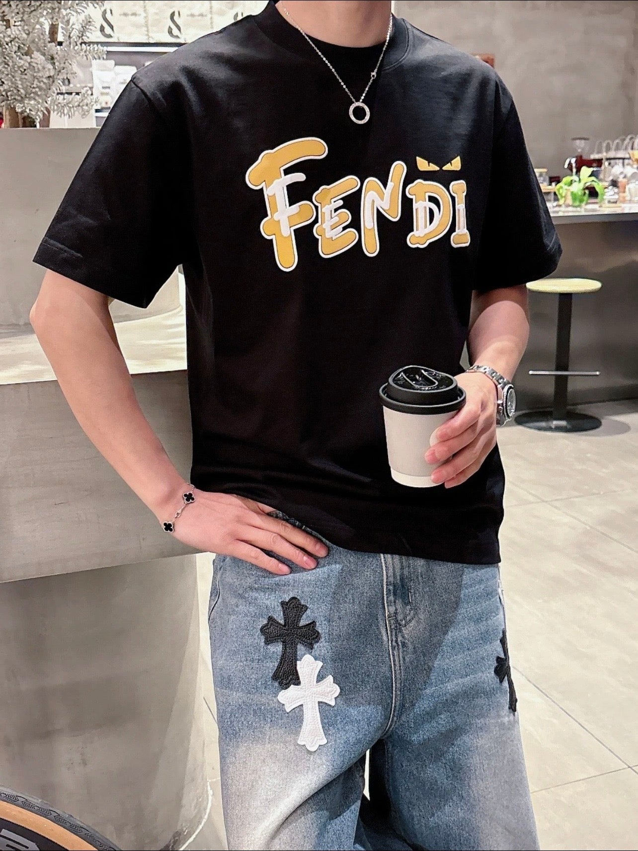 LuxluxHouse Best Quality Clothes Fendi T-shirt