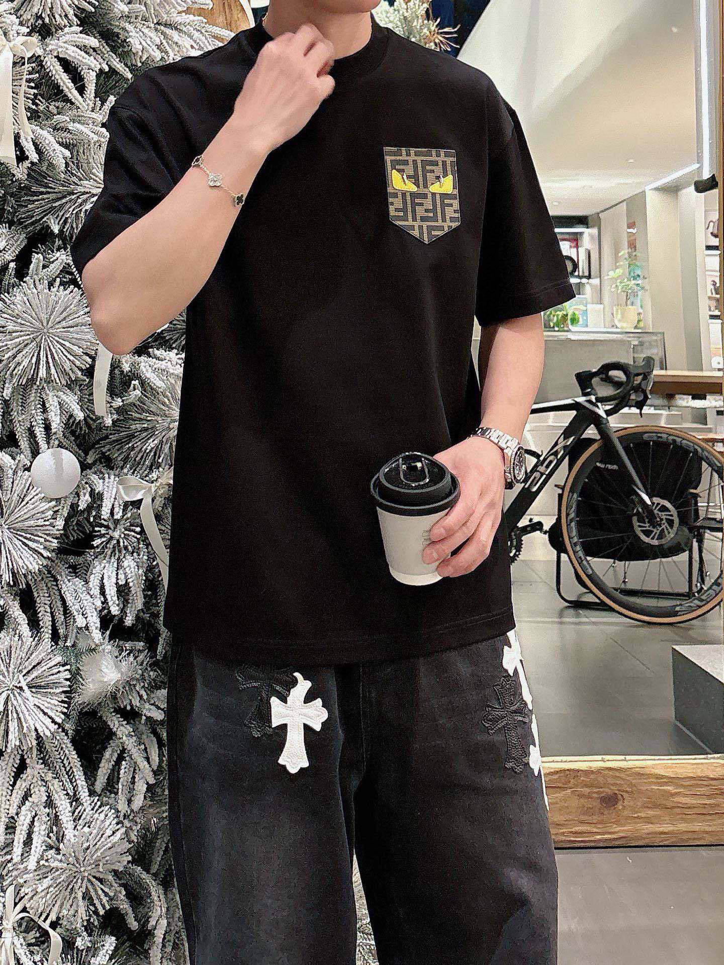 LuxluxHouse Best Quality Clothes Fendi T-shirt