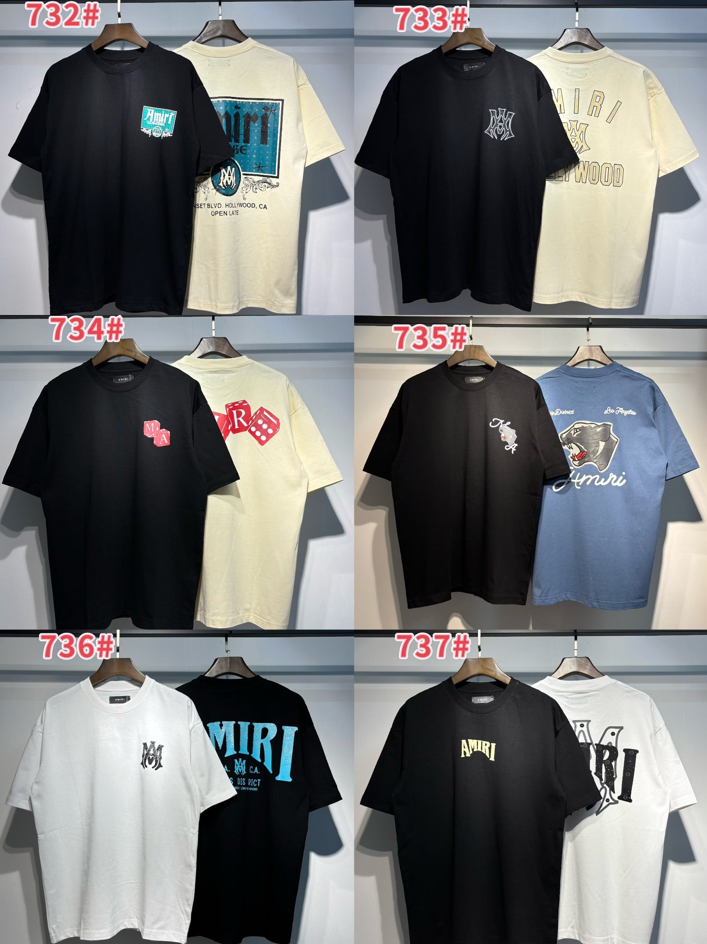 LuxluxHouse Best Quality Clothes Amiri T-shirt