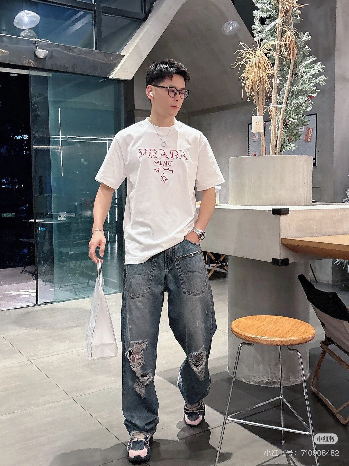 LuxluxHouse Best Quality Clothes T-shirt Prada