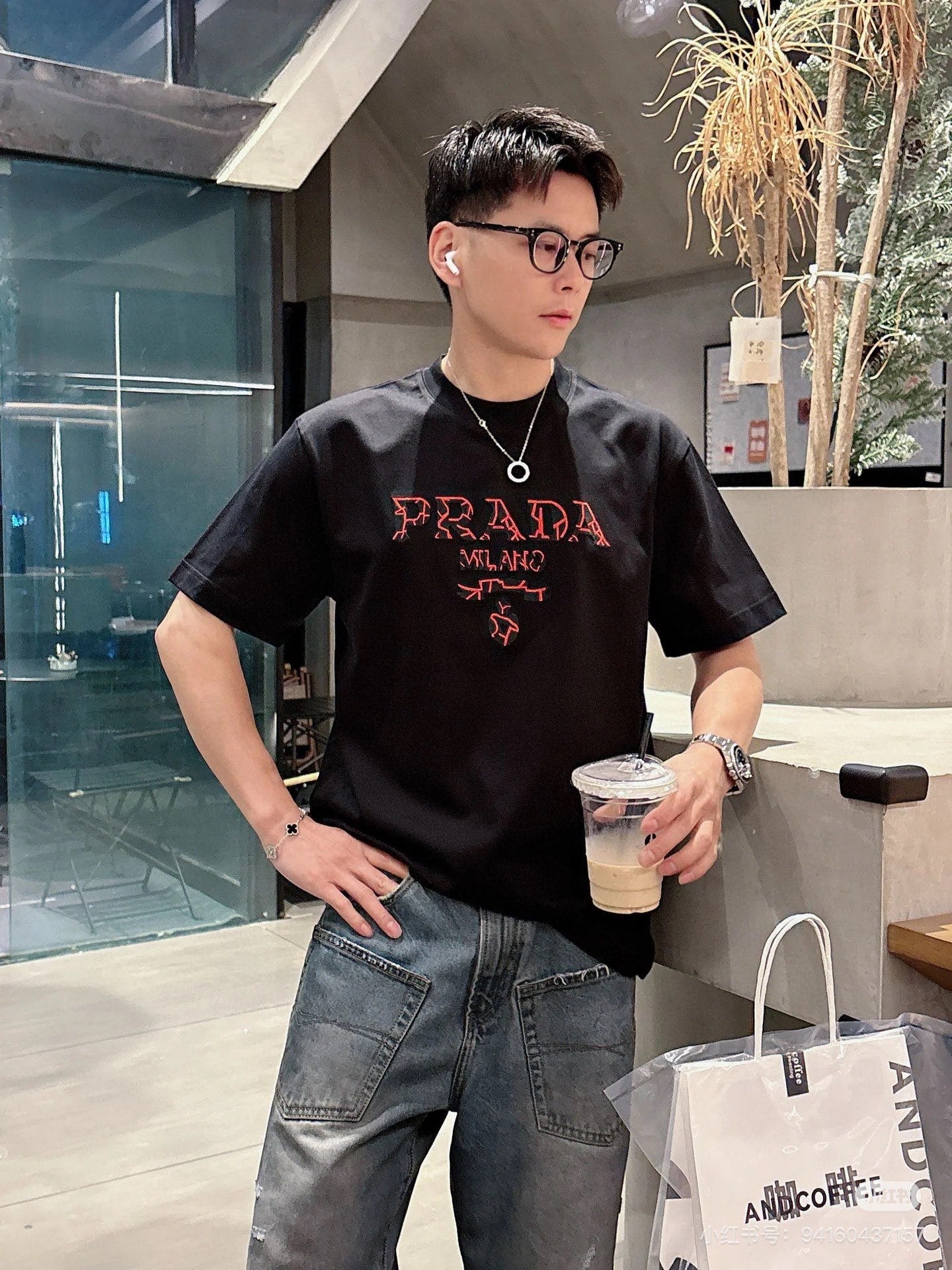 LuxluxHouse Best Quality Clothes T-shirt Prada