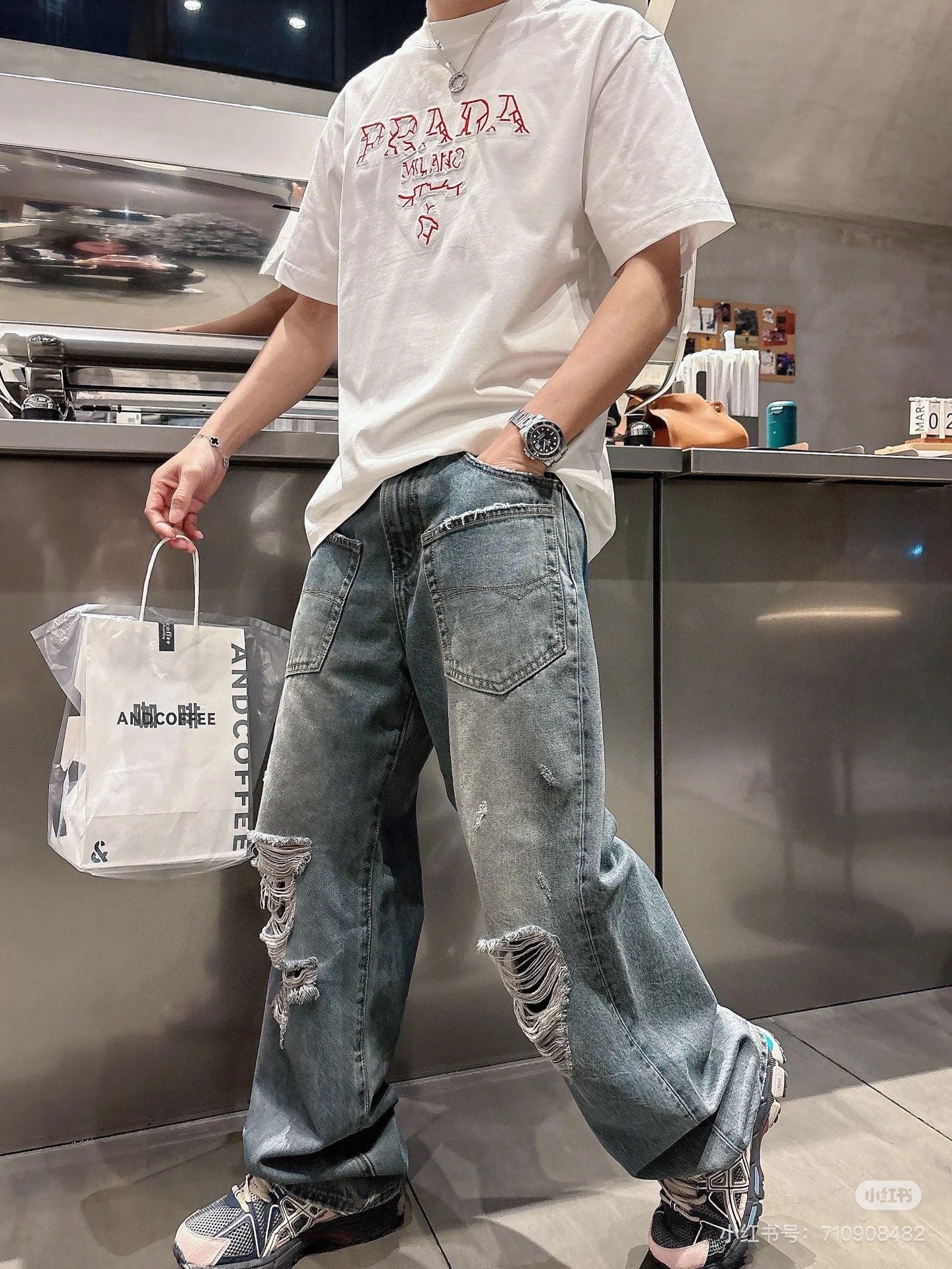 LuxluxHouse Best Quality Clothes T-shirt Prada