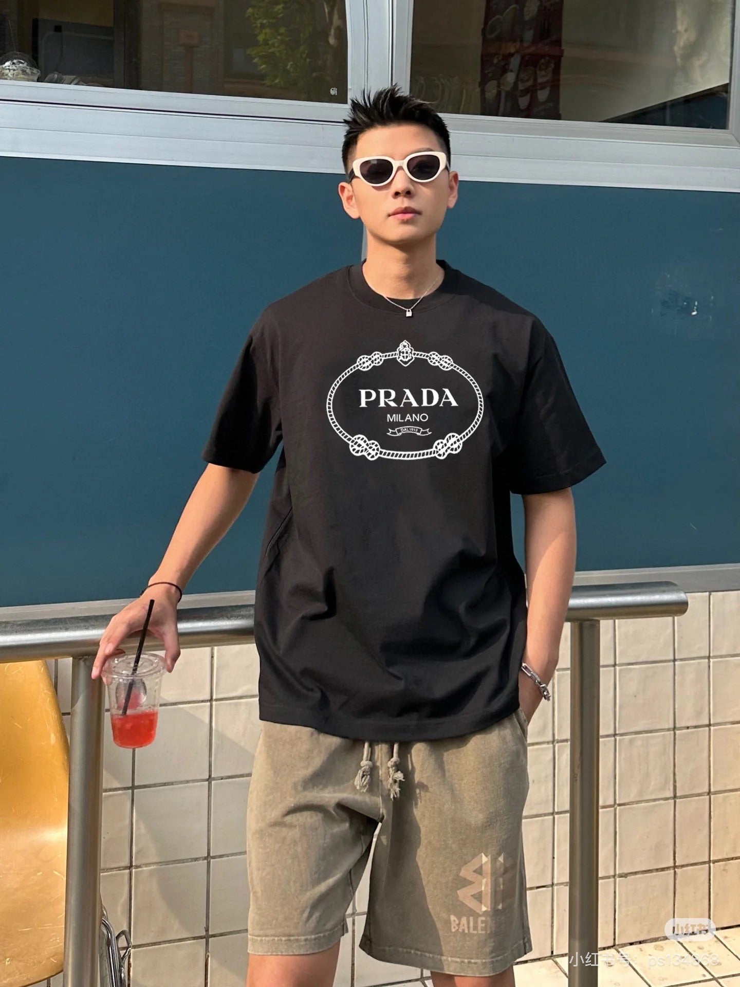 LuxluxHouse Best Quality Clothes T-shirt Prada