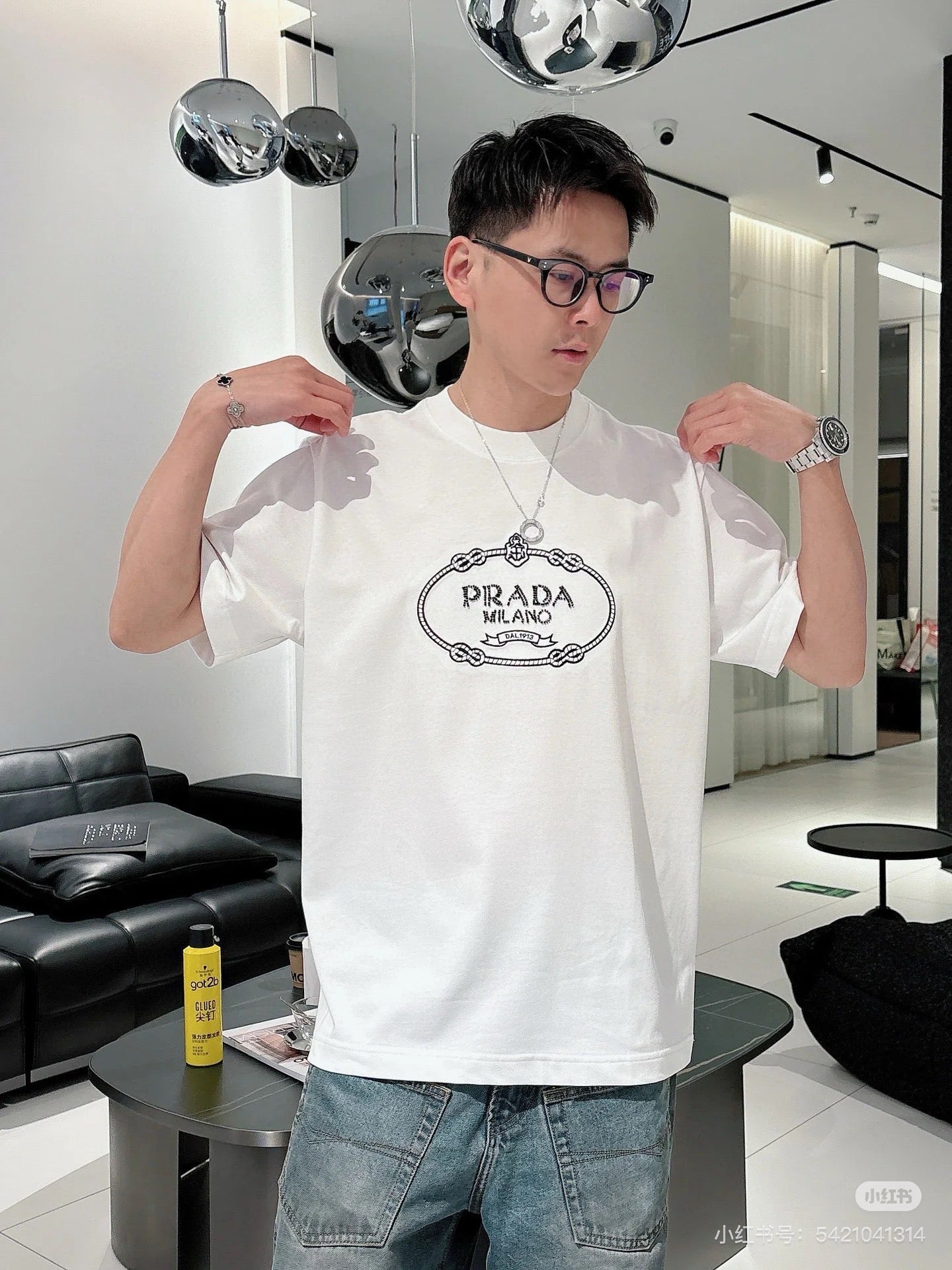 LuxluxHouse Best Quality Clothes T-shirt Prada