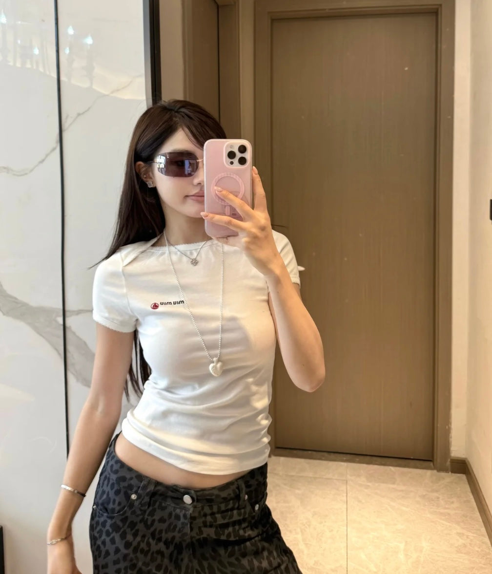 LuxluxHouse Best Quality Clothes Miu Miu T-shirt