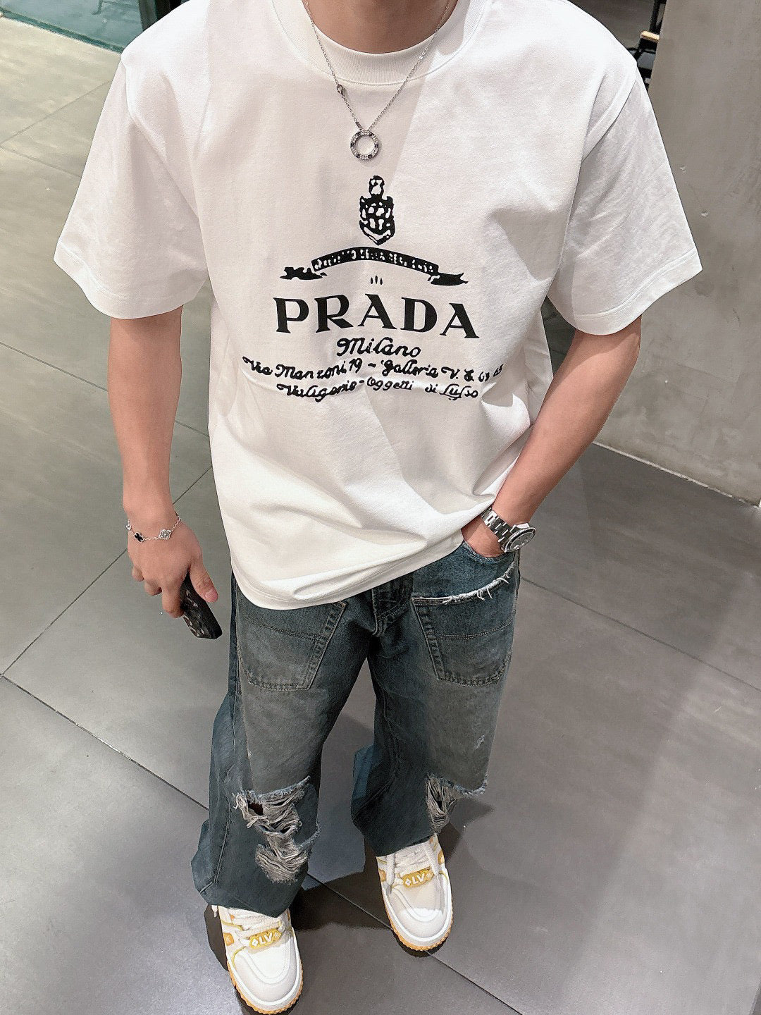 LuxluxHouse Best Quality Clothes T-shirt Prada