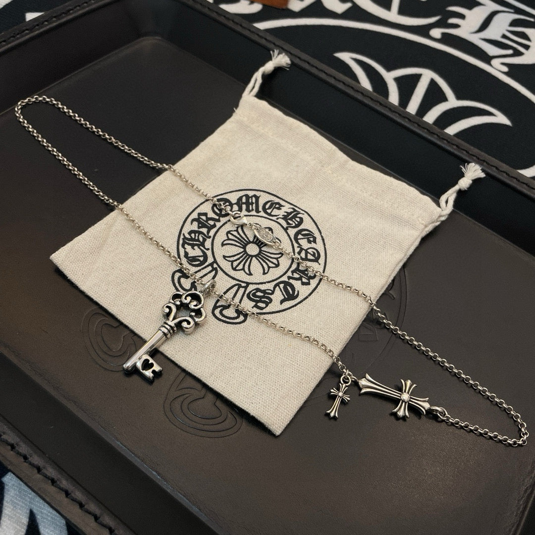 LuxluxHouse Best Quality Accessories Necklace Chrome Hearts