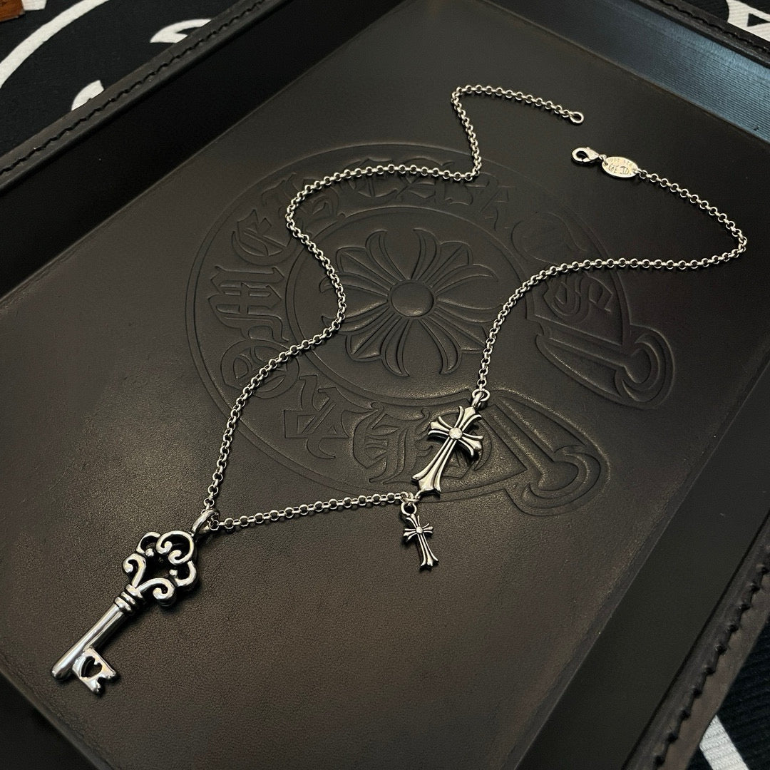 LuxluxHouse Best Quality Accessories Necklace Chrome Hearts