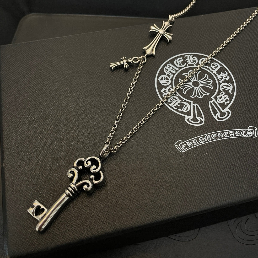 LuxluxHouse Best Quality Accessories Necklace Chrome Hearts