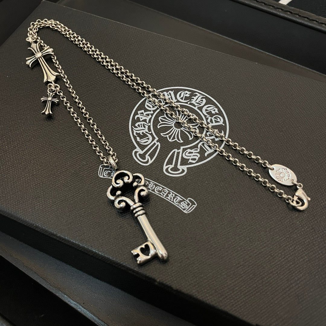LuxluxHouse Best Quality Accessories Necklace Chrome Hearts