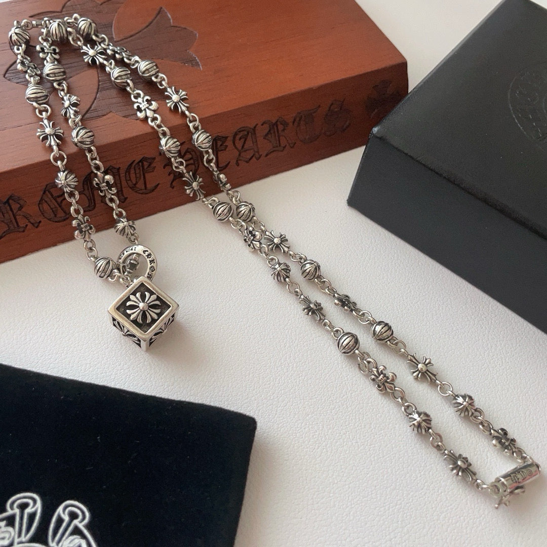 LuxluxHouse Best Quality Accessories Necklace Chrome Hearts