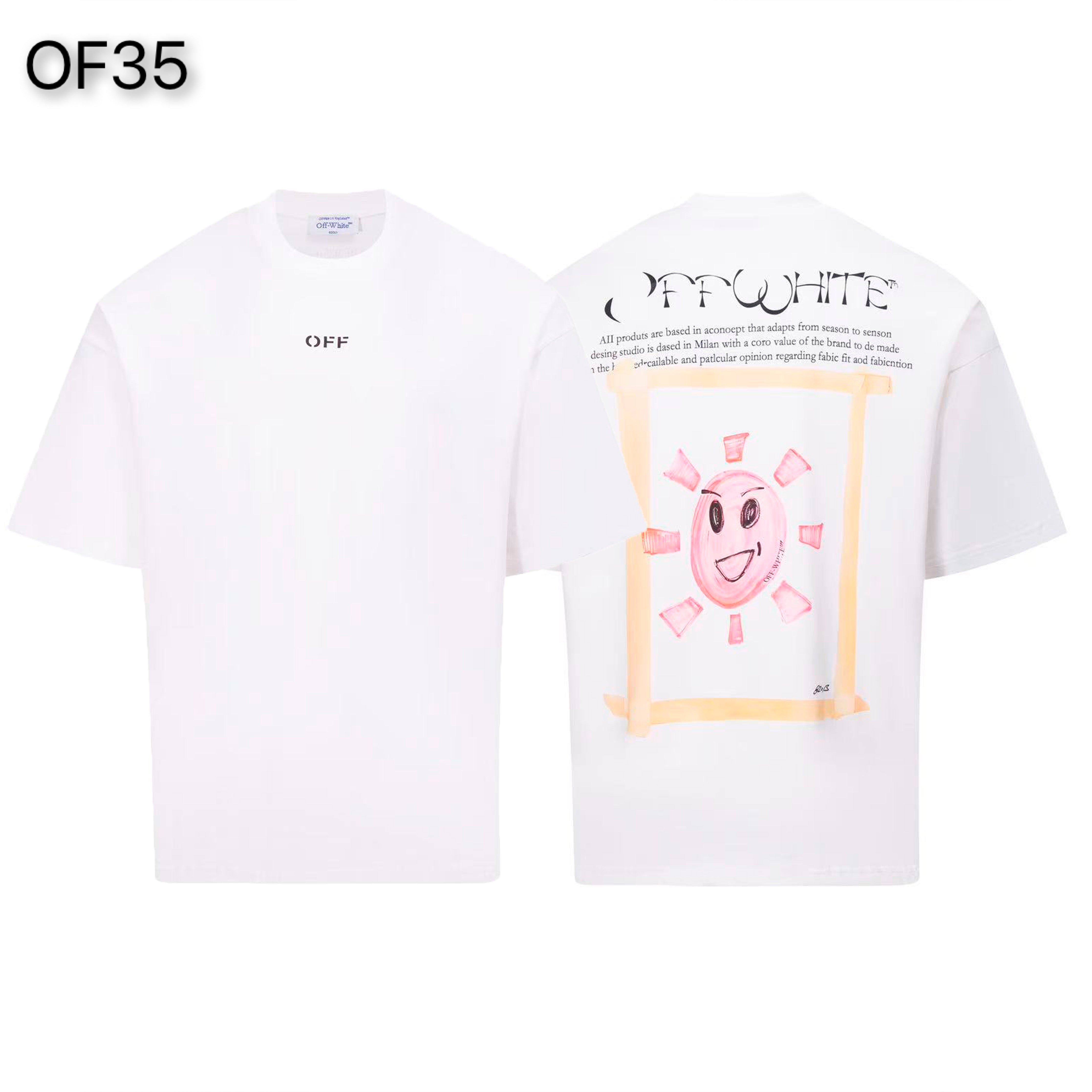 LuxluxHouse Best Quality Clothes Off White T-shirt