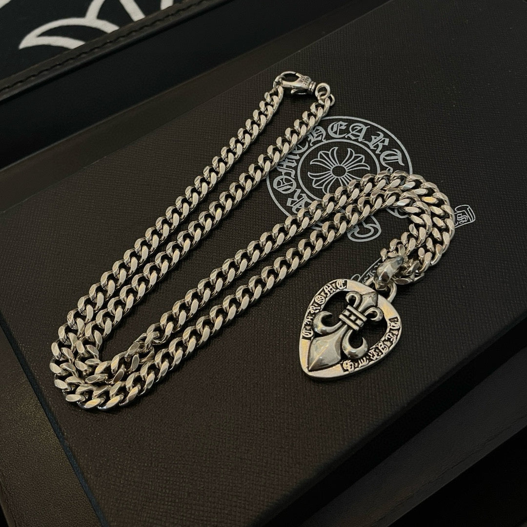 LuxluxHouse Best Quality Accessories Necklace Chrome Hearts