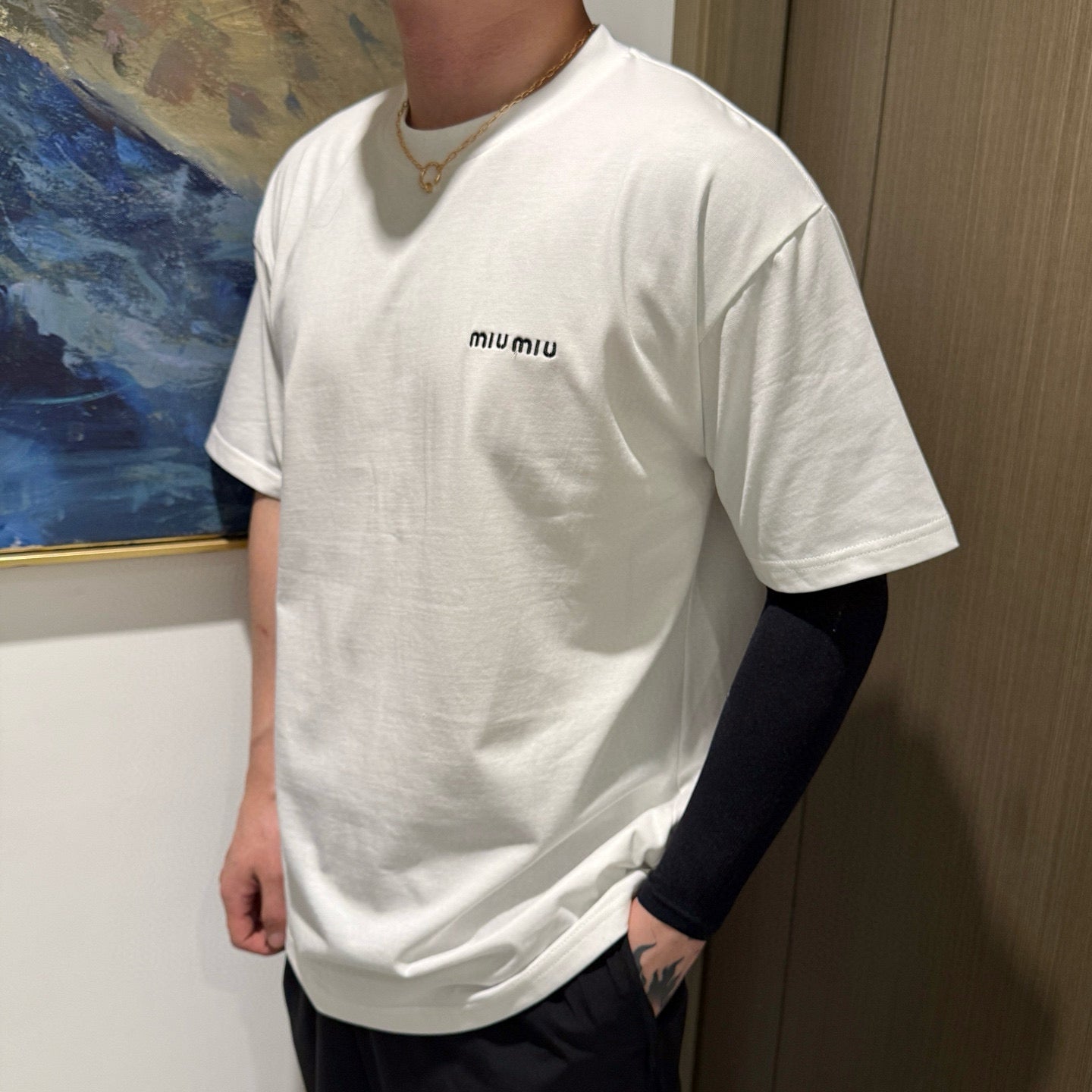 LuxluxHouse Best Quality Clothes Miu Miu T-shirt