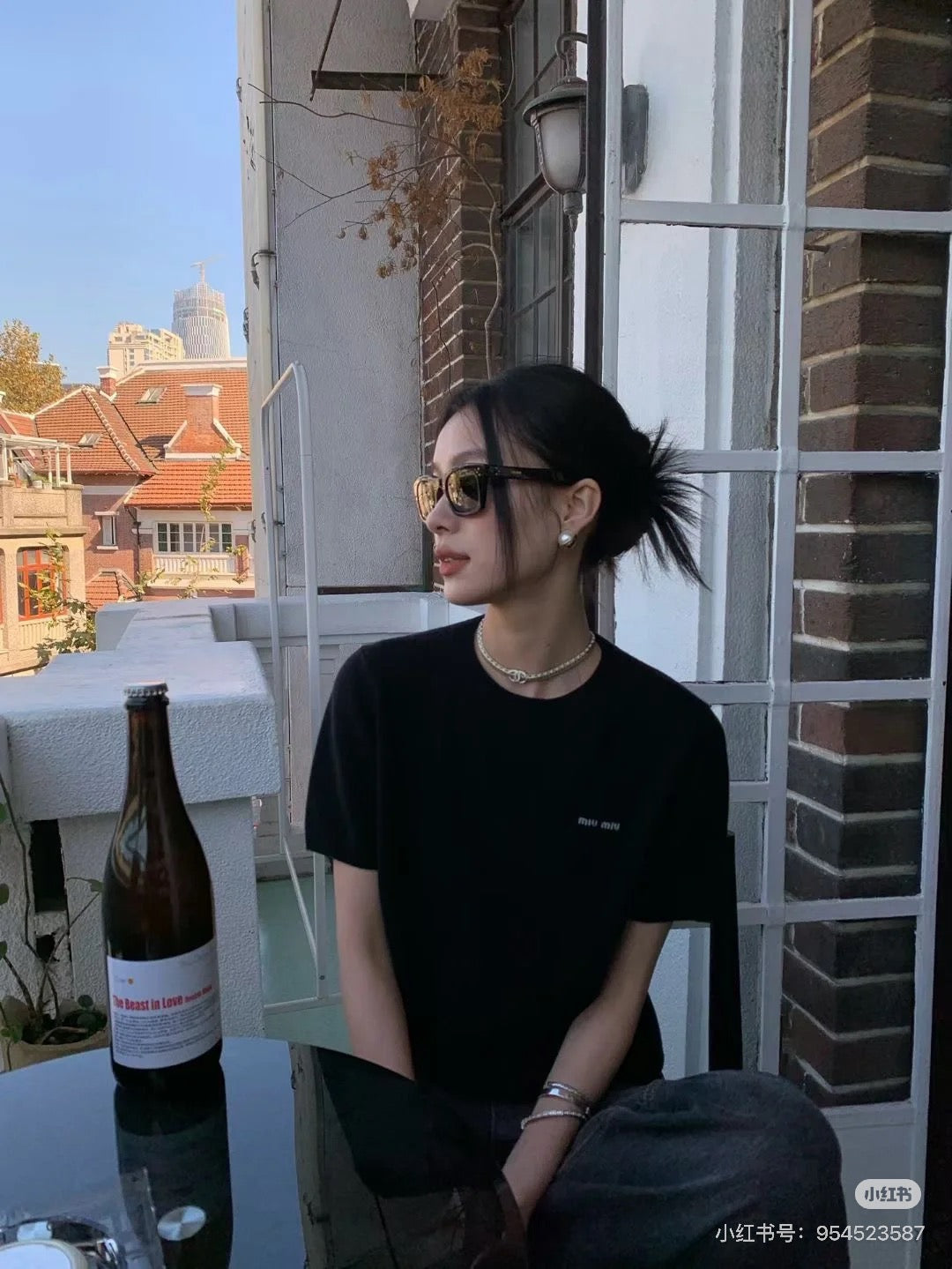 LuxluxHouse Best Quality Clothes Miu Miu T-shirt