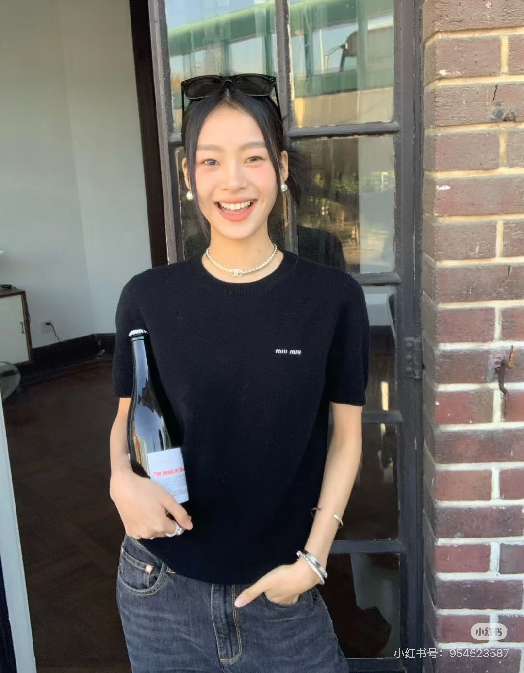 LuxluxHouse Best Quality Clothes Miu Miu T-shirt