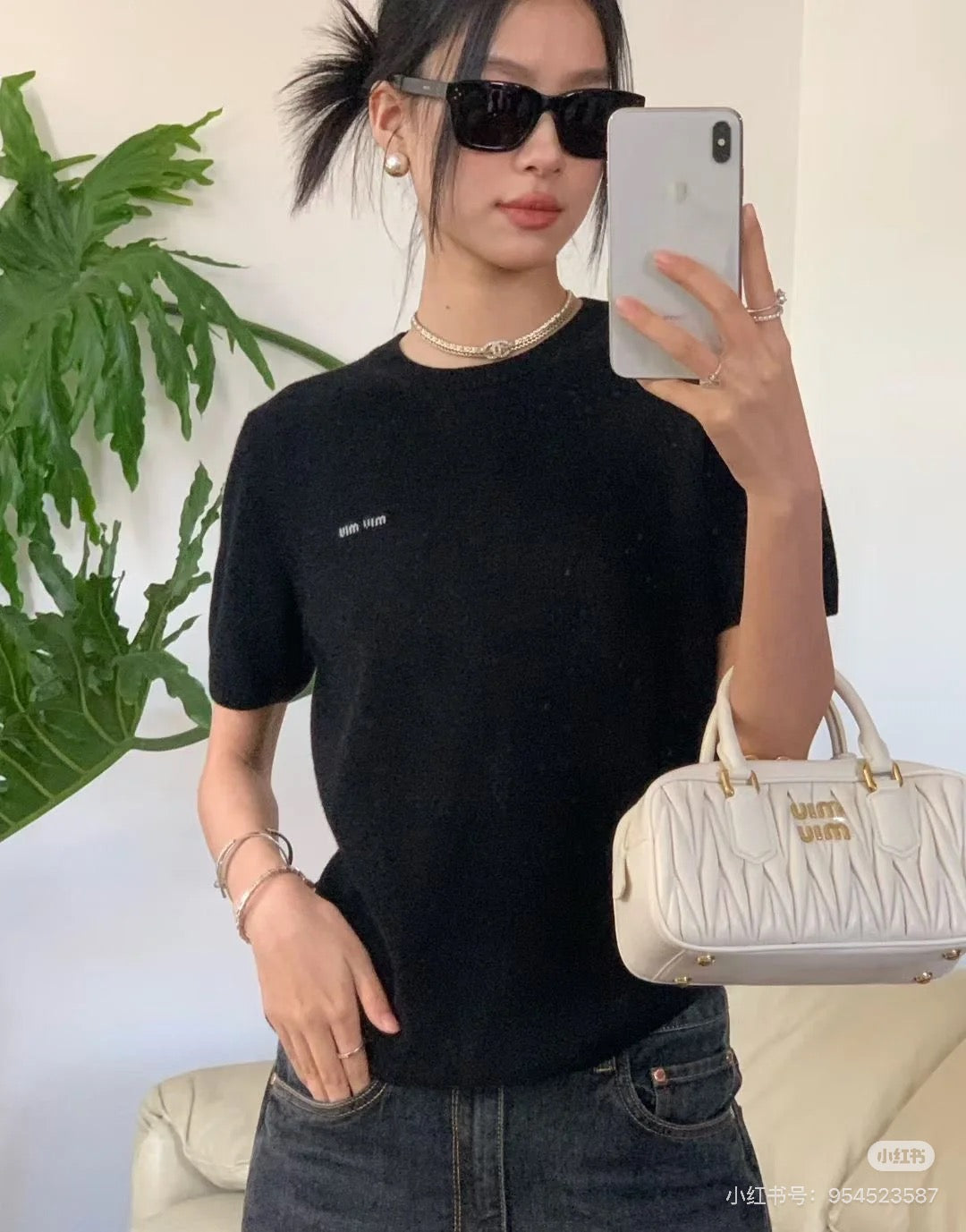 LuxluxHouse Best Quality Clothes Miu Miu T-shirt