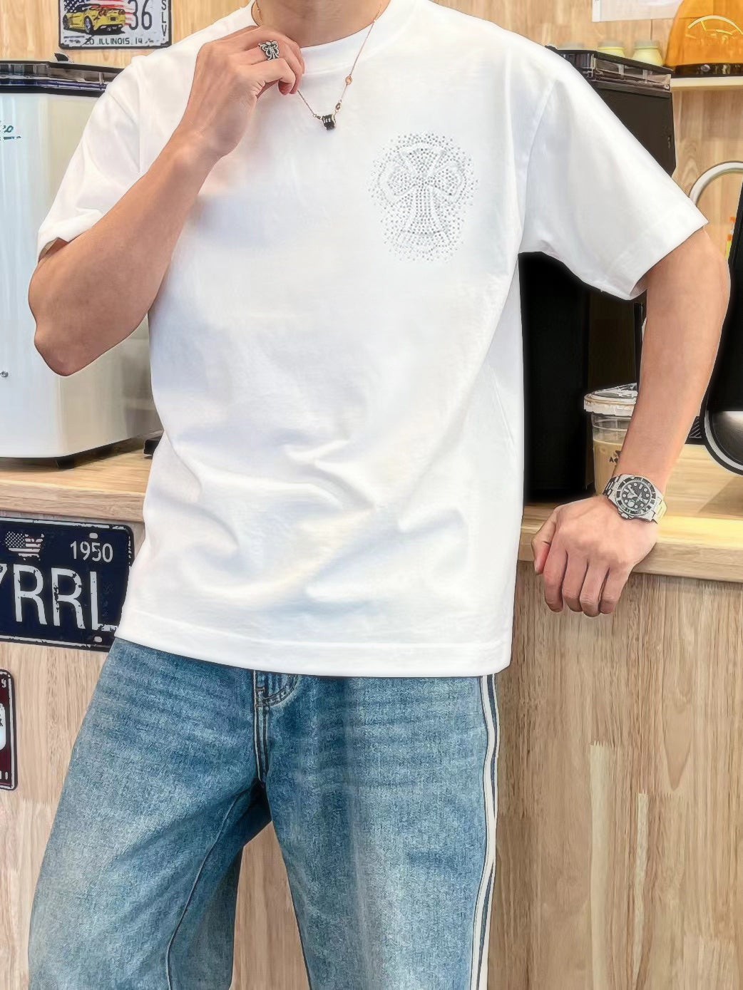 LuxluxHouse Best Quality Clothes Chrome Hearts T-shirt