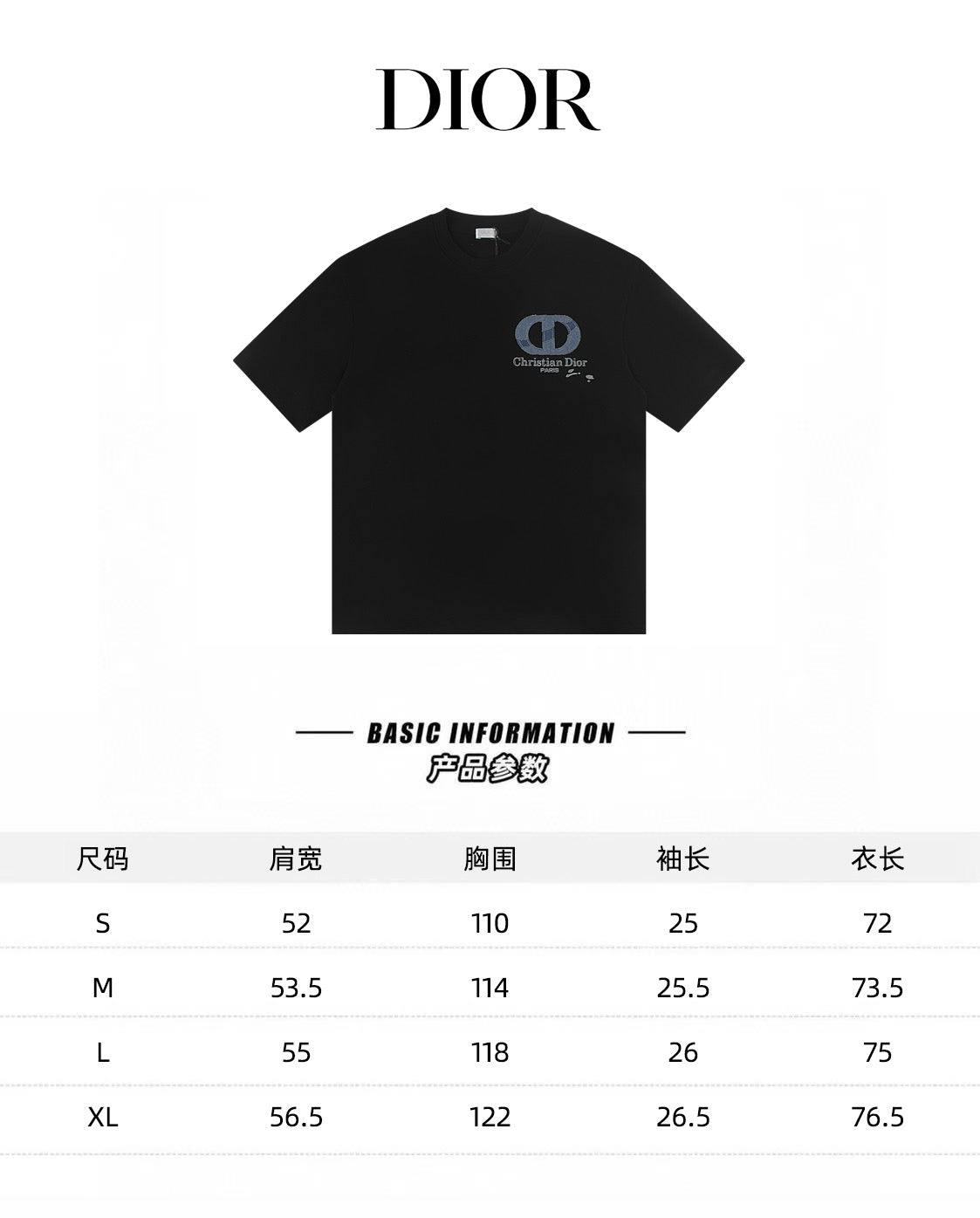 LuxluxHouse Best Quality Clothes T-shirt Dior
