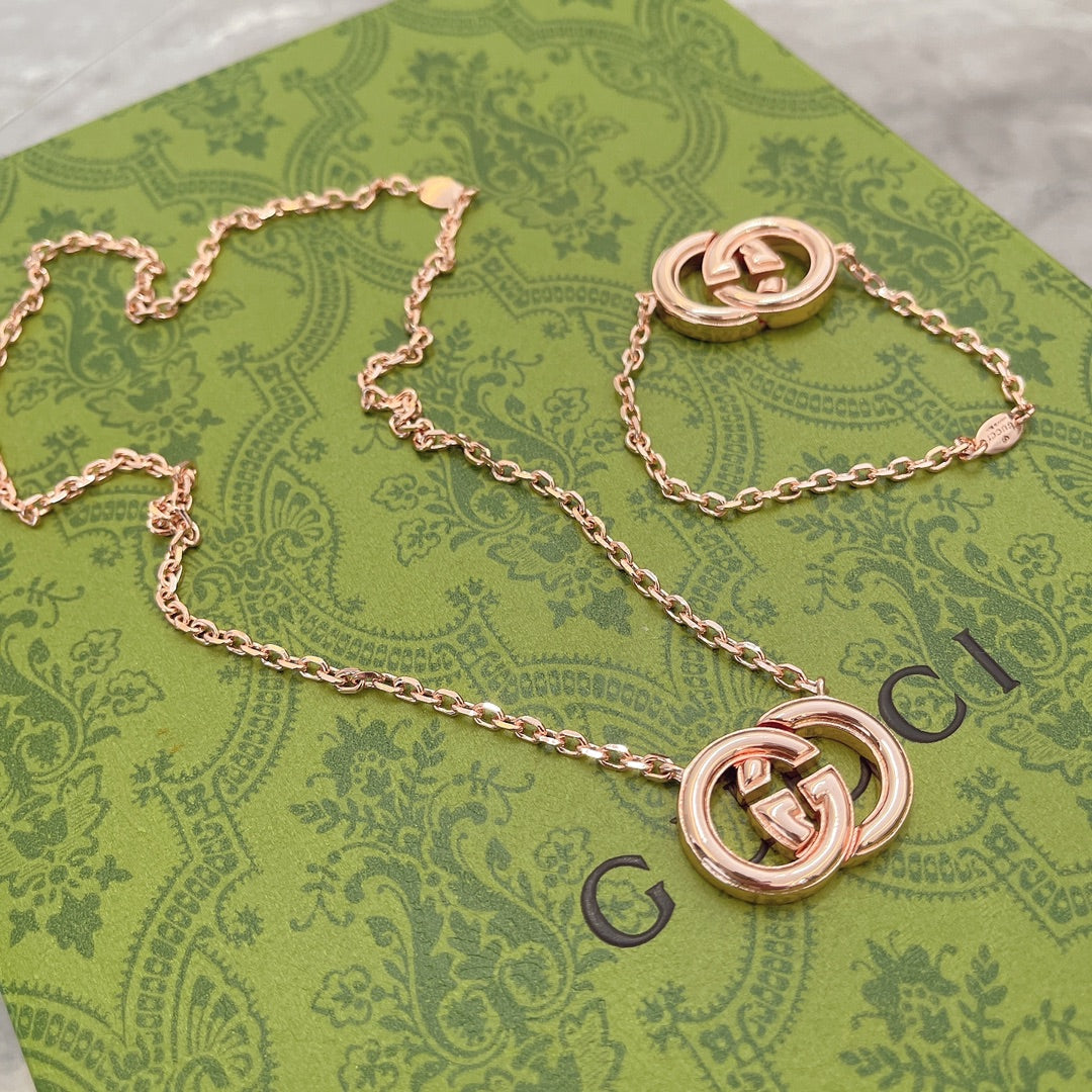 LuxluxHouse Best Quality Accessories Gucci Necklace Bracelet