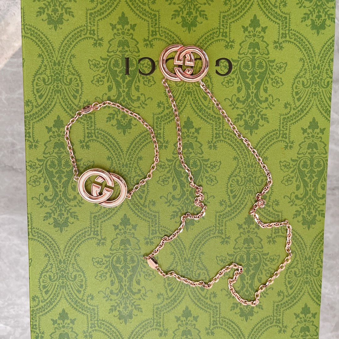 LuxluxHouse Best Quality Accessories Gucci Necklace Bracelet