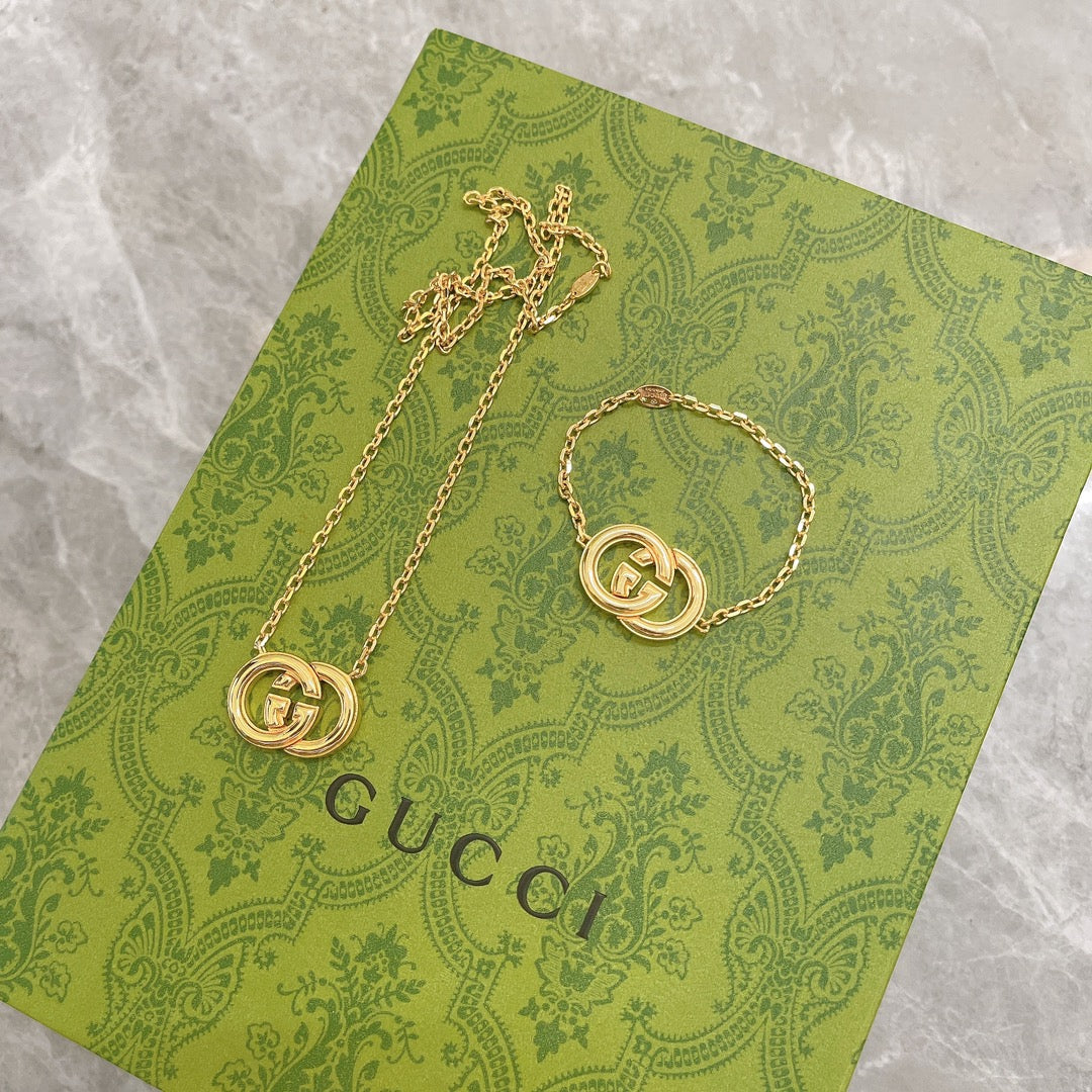 LuxluxHouse Best Quality Accessories Gucci Necklace Bracelet