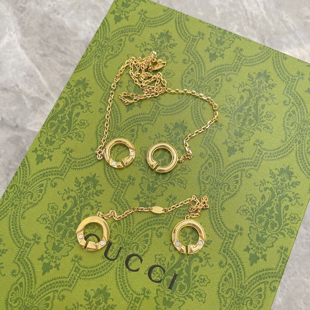 LuxluxHouse Best Quality Accessories Gucci Necklace Bracelet
