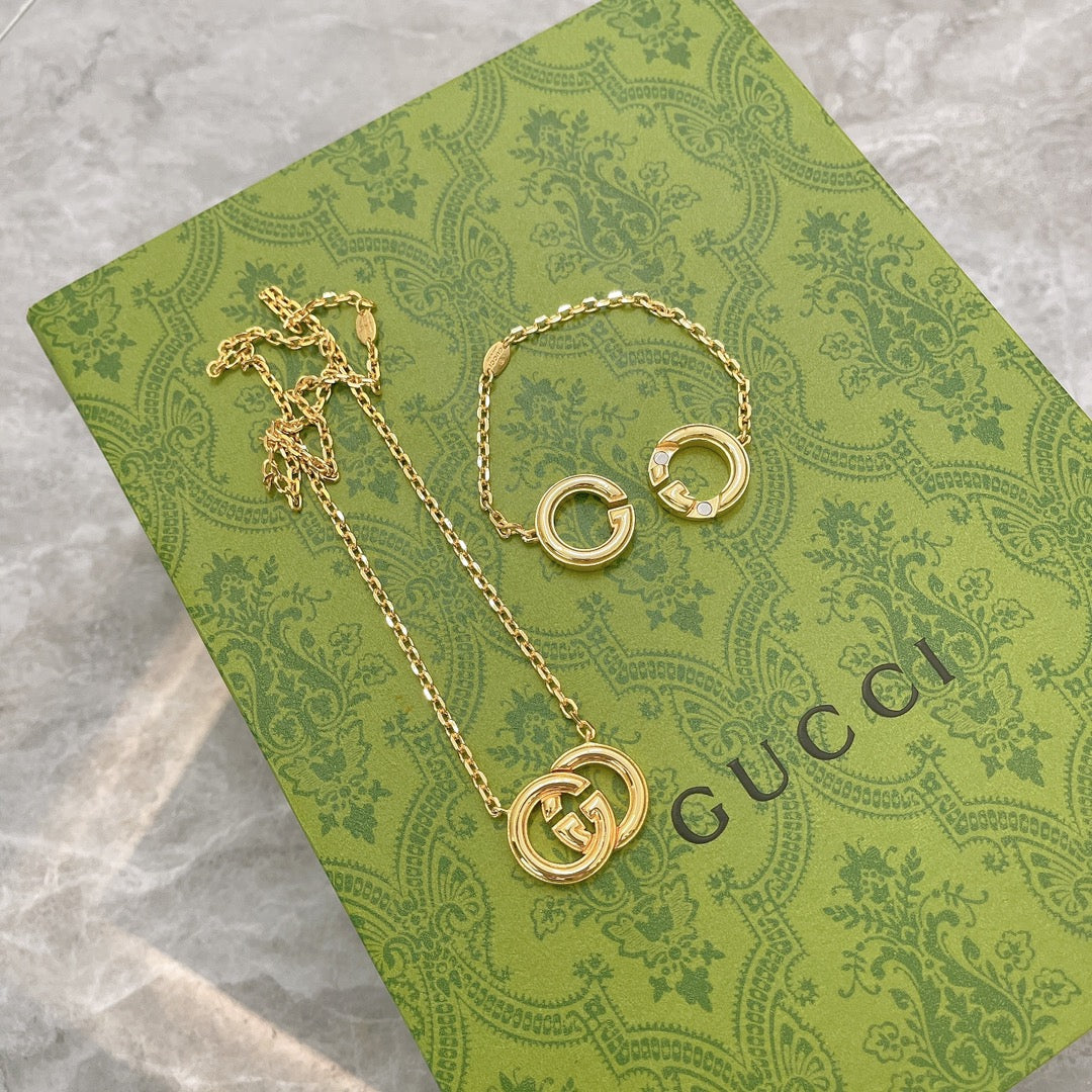 LuxluxHouse Best Quality Accessories Gucci Necklace Bracelet