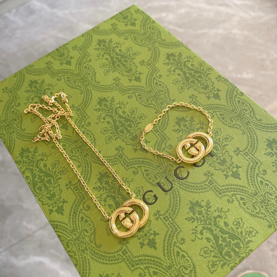 LuxluxHouse Best Quality Accessories Gucci Necklace Bracelet