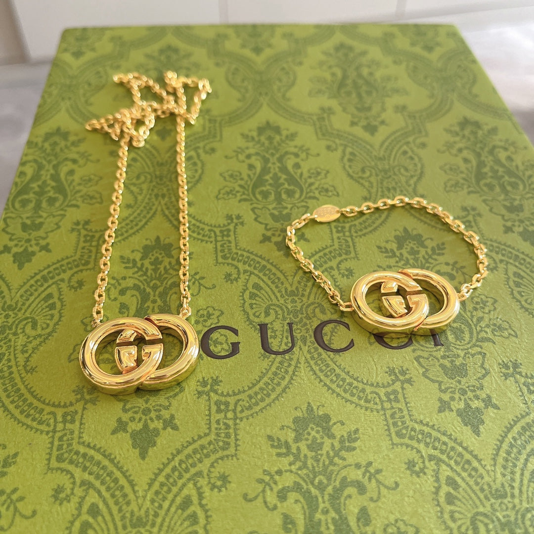 LuxluxHouse Best Quality Accessories Gucci Necklace Bracelet