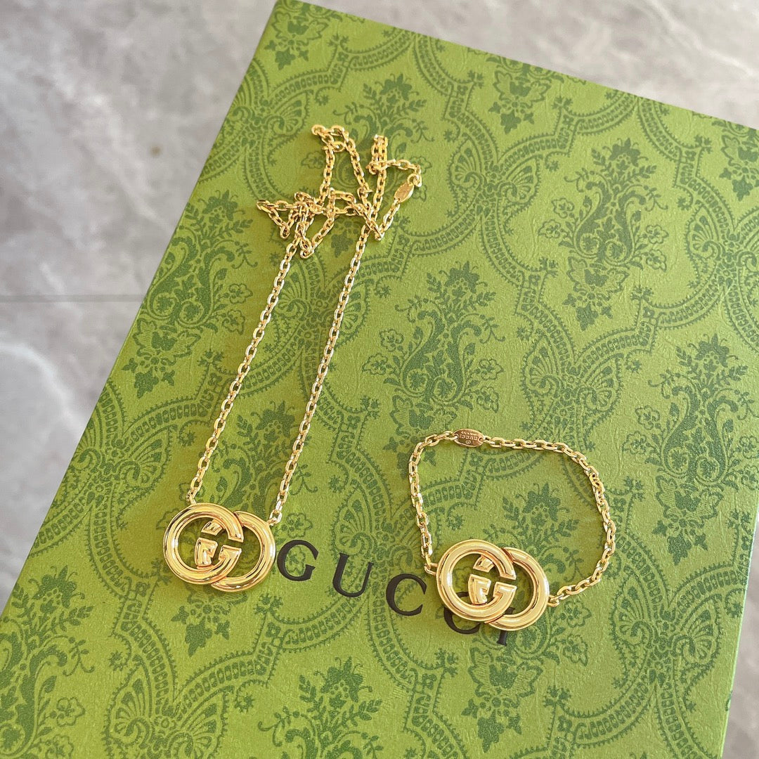 LuxluxHouse Best Quality Accessories Gucci Necklace Bracelet