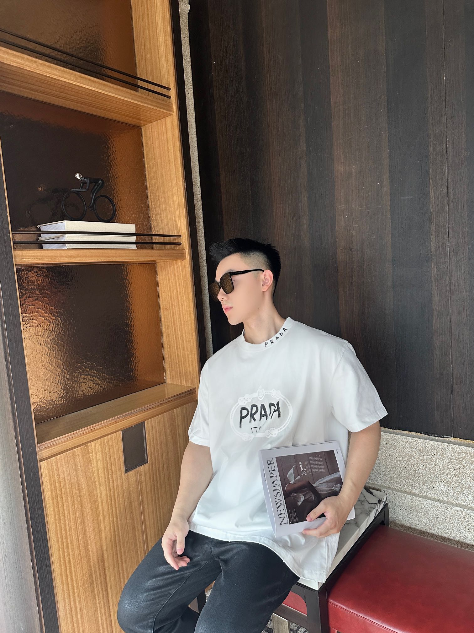 LuxluxHouse Best Quality Clothes T-shirt Prada