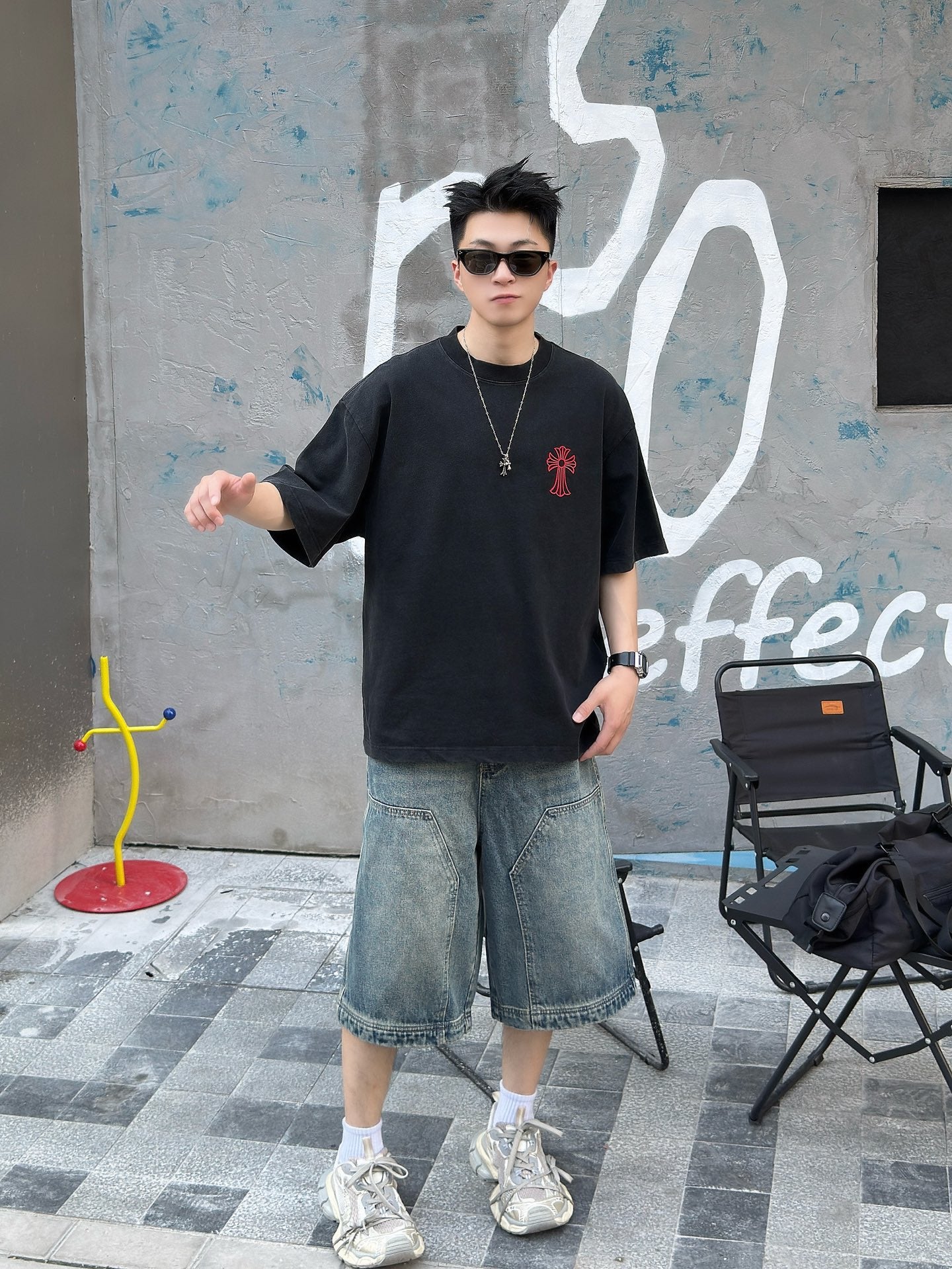 LuxluxHouse Best Quality Clothes Chrome Hearts T-shirt