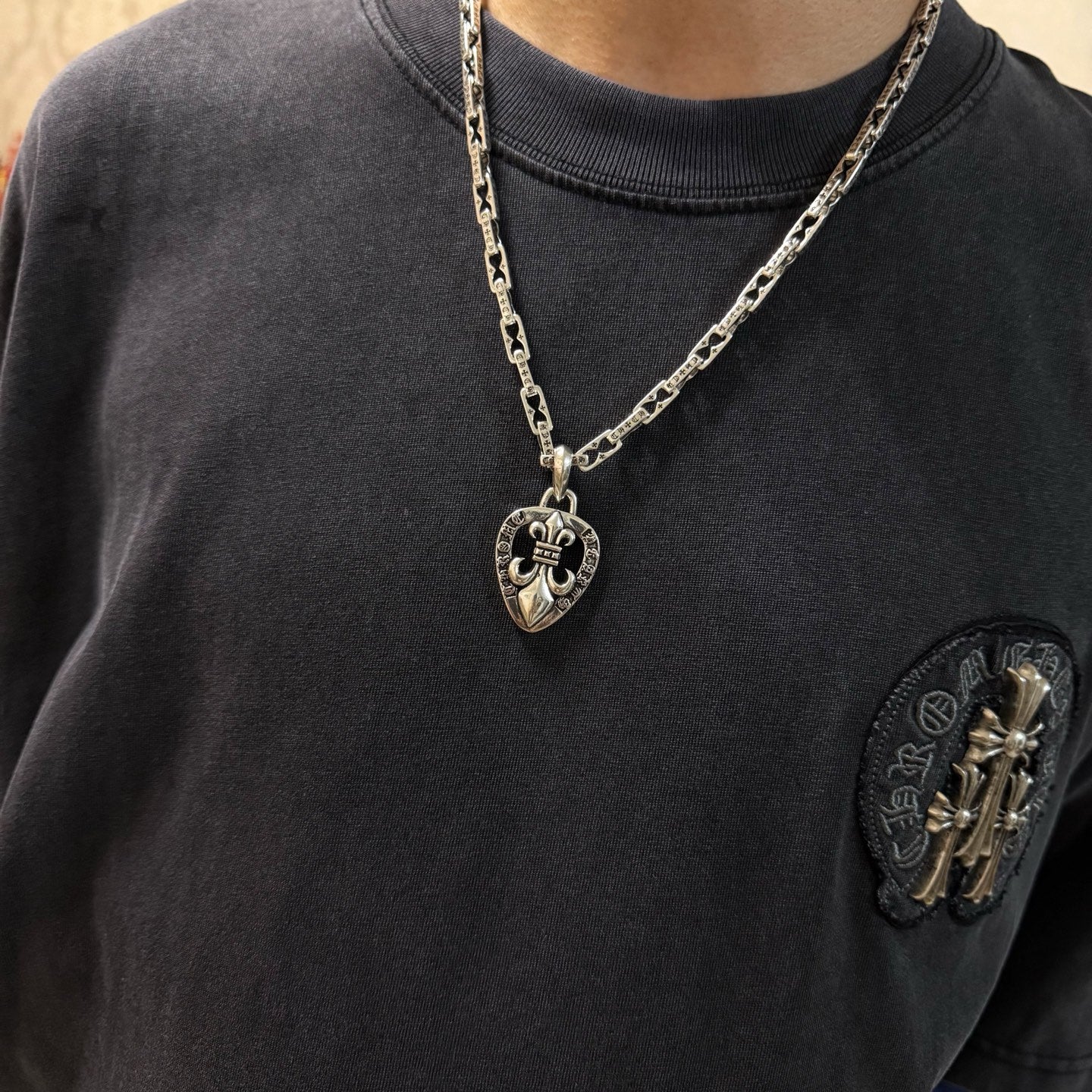 LuxluxHouse Best Quality Accessories Necklace Chrome Hearts