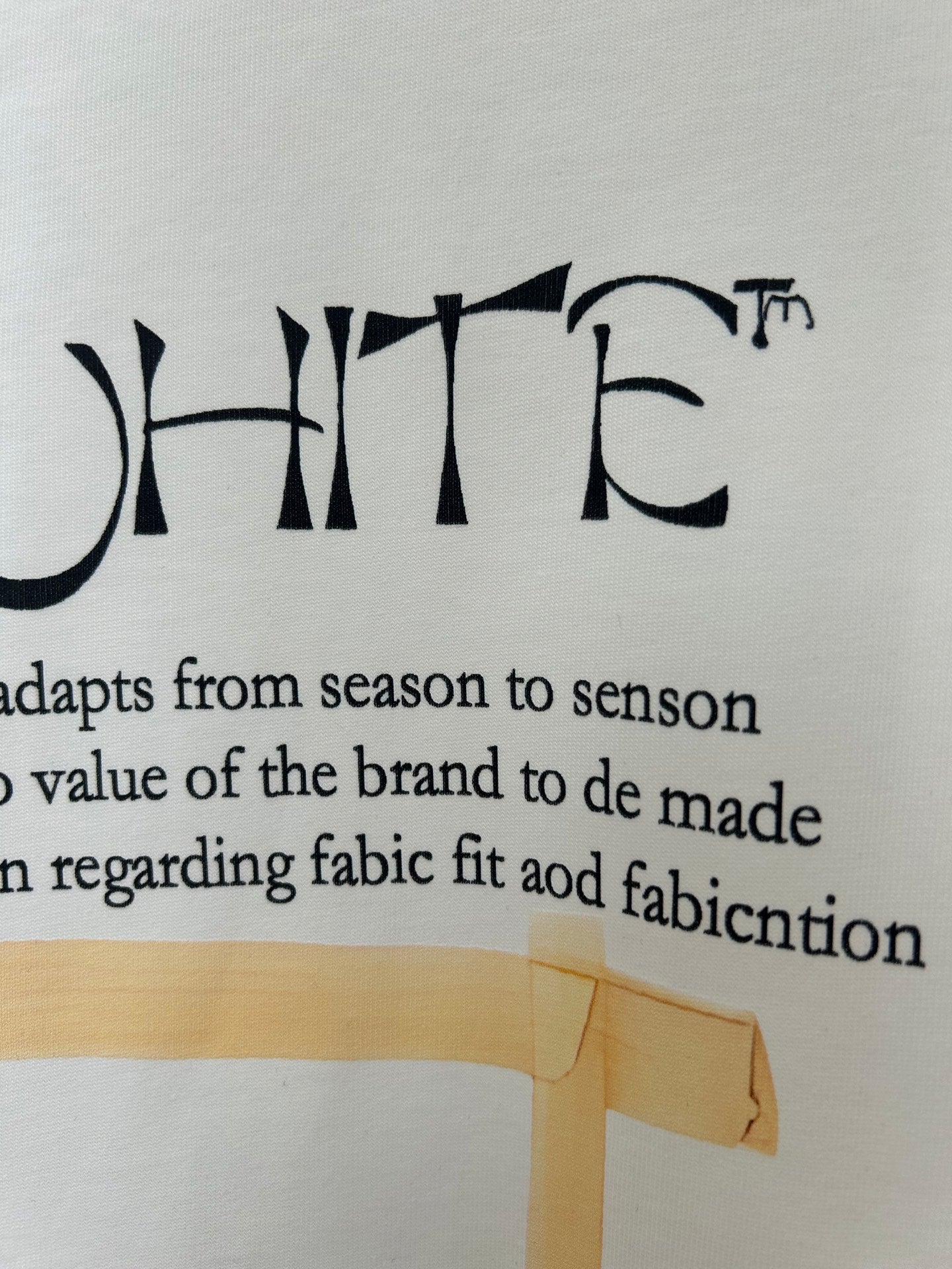 LuxluxHouse Best Quality Clothes Off White T-shirt