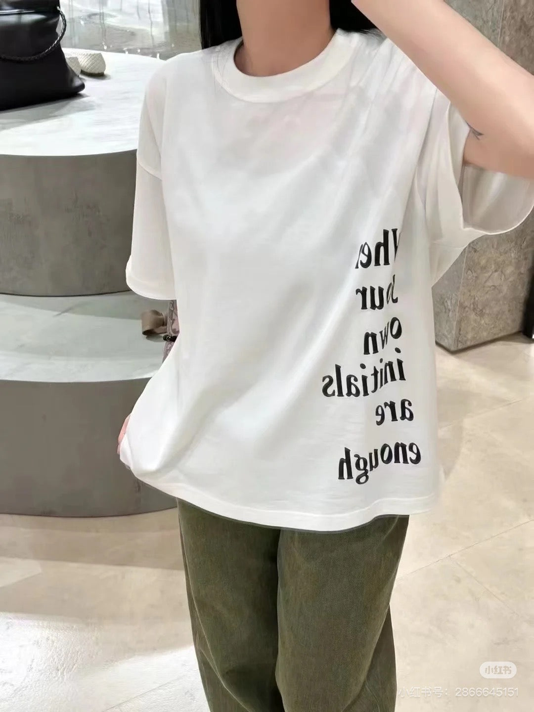 LuxluxHouse Best Quality Clothes Off White T-shirt