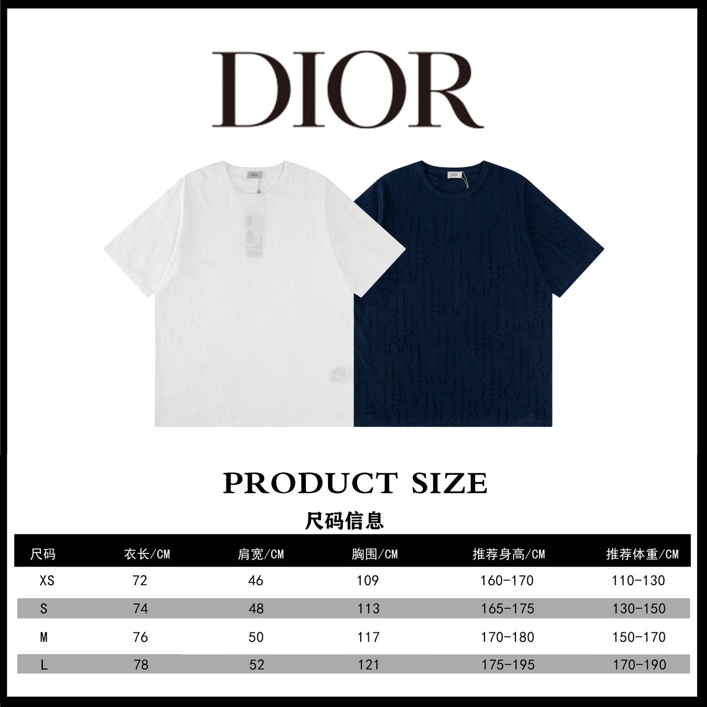 LuxluxHouse Best Quality Clothes T-shirt Dior