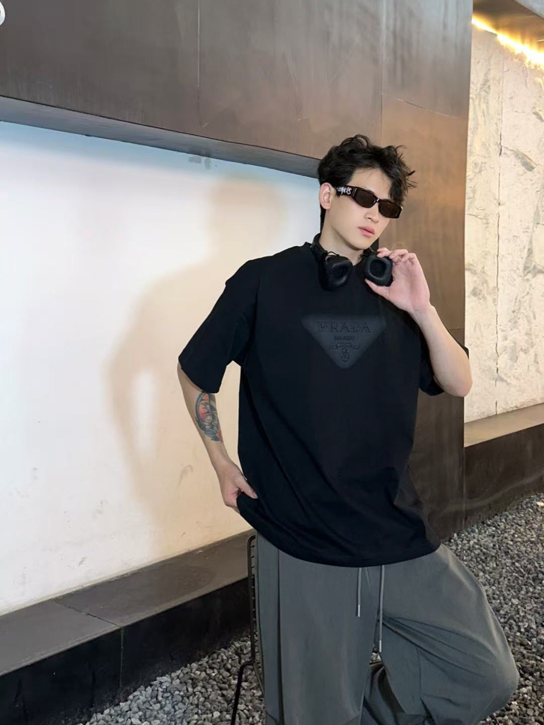 LuxluxHouse Best Quality Clothes T-shirt Prada