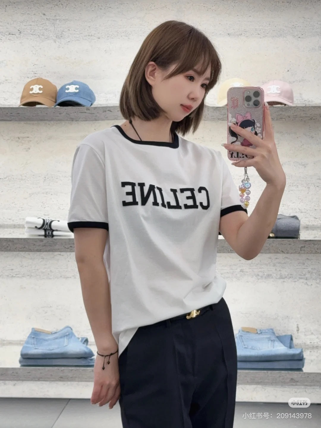 LuxluxHouse Best Quality Clothes T-shirt Celine