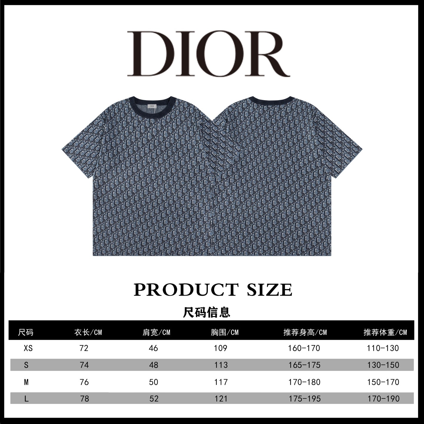 LuxluxHouse Best Quality Clothes T-shirt Dior