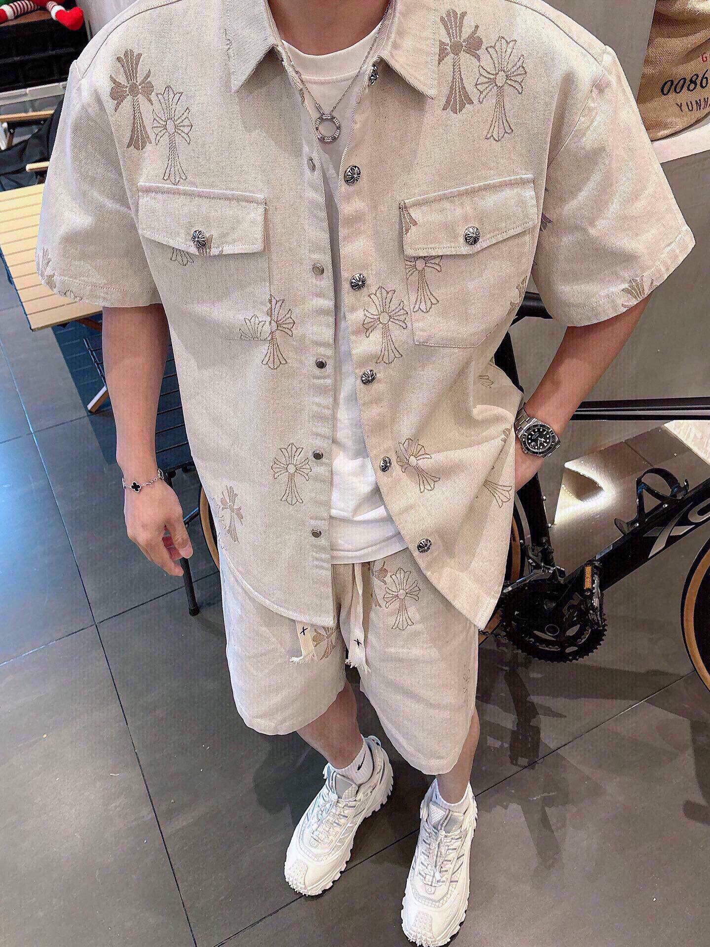 LuxluxHouse Best Quality Clothes Shirts&Polo Chrome Hearts