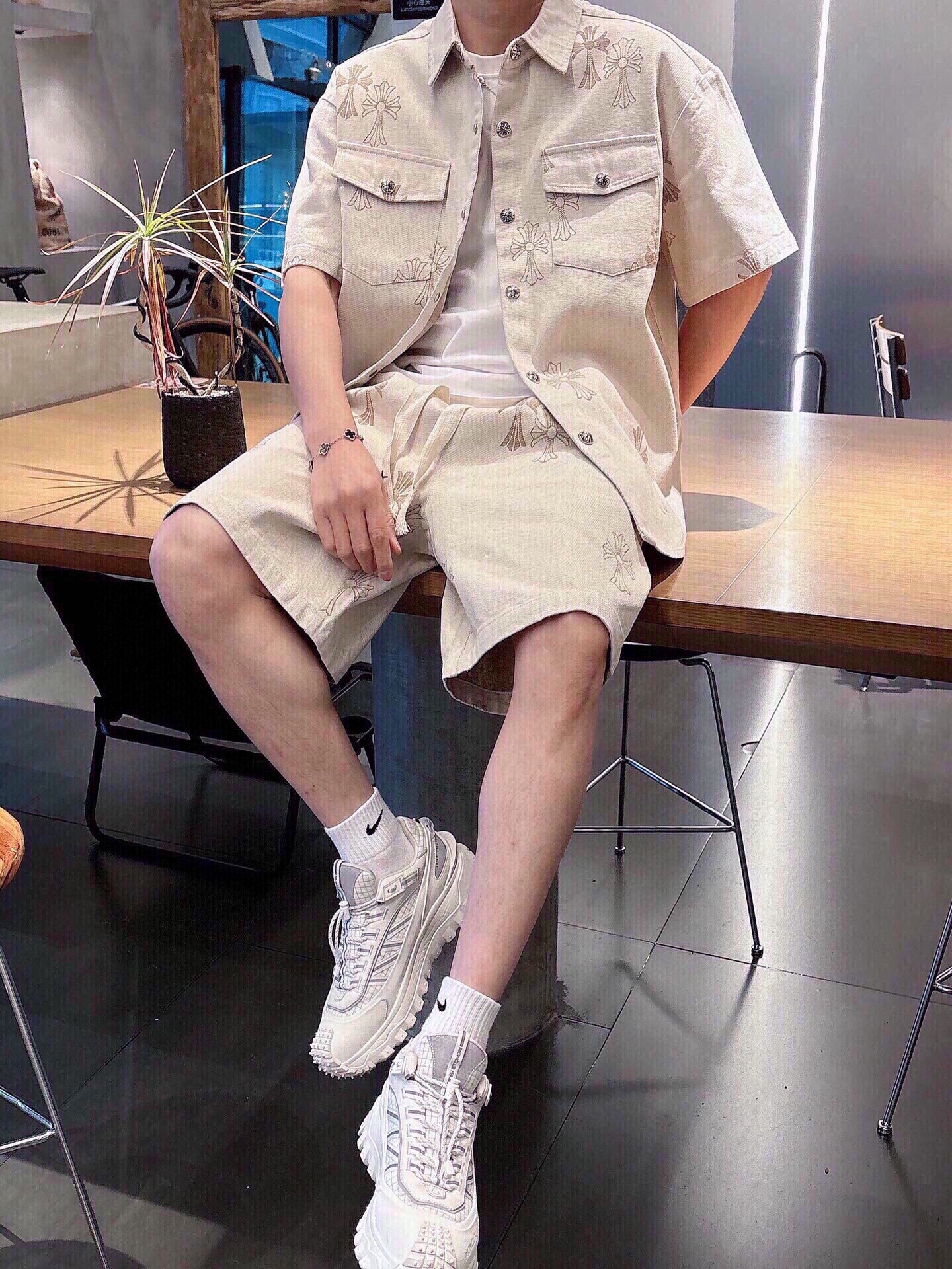 LuxluxHouse Best Quality Clothes Shirts&Polo Chrome Hearts